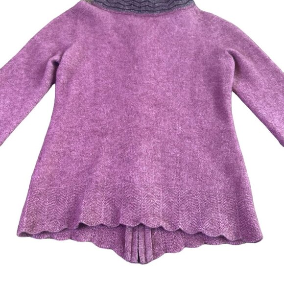 McDonald New Zealand Zip-Down Cardigan Sweater Wool Possum Size XS Women's - Picture 9 of 12